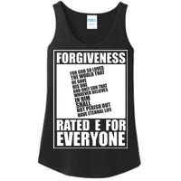 Forgiveness Rated E for Everyone Ladies Essential Tank