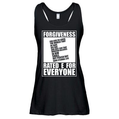 Forgiveness Rated E for Everyone Ladies Essential Flowy Tank
