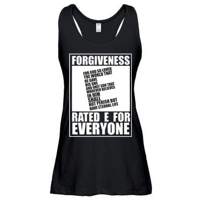 Forgiveness Rated E for Everyone Ladies Essential Flowy Tank