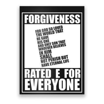 Forgiveness Rated E for Everyone Poster