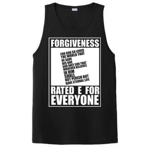 Forgiveness Rated E for Everyone PosiCharge Competitor Tank