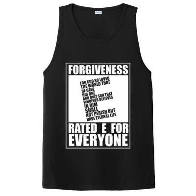 Forgiveness Rated E for Everyone PosiCharge Competitor Tank