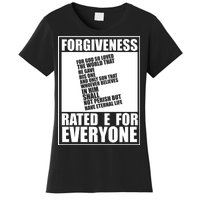 Forgiveness Rated E for Everyone Women's T-Shirt