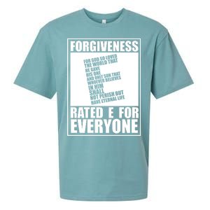 Forgiveness Rated E for Everyone Sueded Cloud Jersey T-Shirt