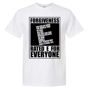 Forgiveness Rated E for Everyone Garment-Dyed Heavyweight T-Shirt