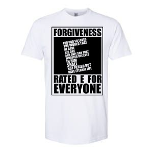 Forgiveness Rated E for Everyone Softstyle CVC T-Shirt