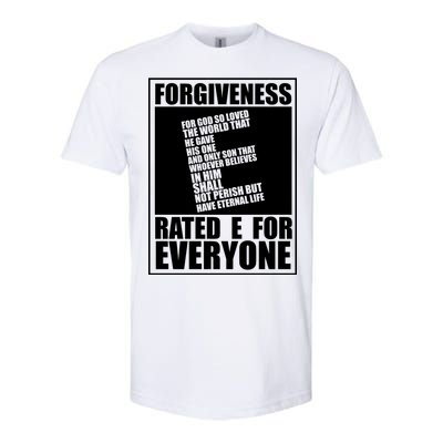 Forgiveness Rated E for Everyone Softstyle® CVC T-Shirt