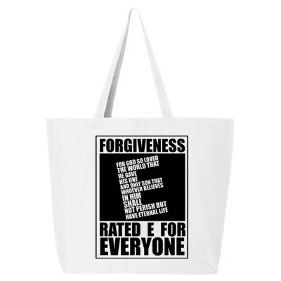 Forgiveness Rated E for Everyone 25L Jumbo Tote