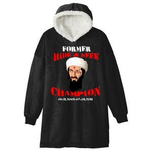 Former Hide and Seek Champion Osama Bin Laden Hooded Wearable Blanket