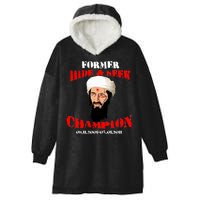 Former Hide and Seek Champion Osama Bin Laden Hooded Wearable Blanket