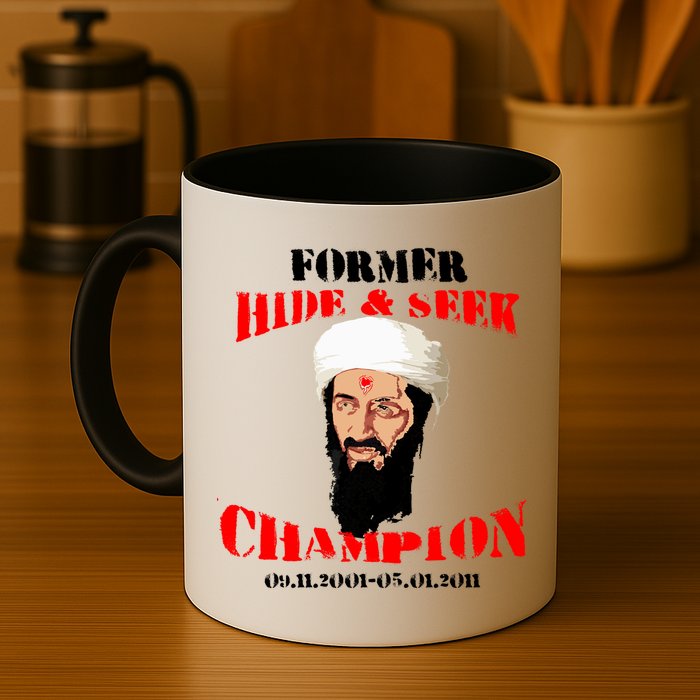 Former Hide and Seek Champion Osama Bin Laden Mug