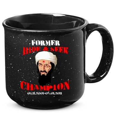 Former Hide and Seek Champion Osama Bin Laden 15oz Campfire Ceramic Mug