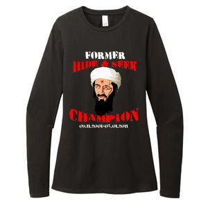 Former Hide and Seek Champion Osama Bin Laden Womens CVC Long Sleeve Shirt