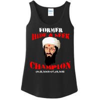 Former Hide and Seek Champion Osama Bin Laden Ladies Essential Tank