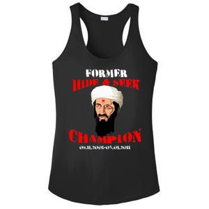 Former Hide and Seek Champion Osama Bin Laden Ladies PosiCharge Competitor Racerback Tank