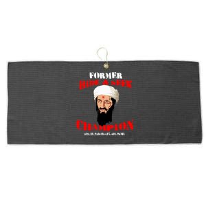 Former Hide and Seek Champion Osama Bin Laden Large Microfiber Waffle Golf Towel