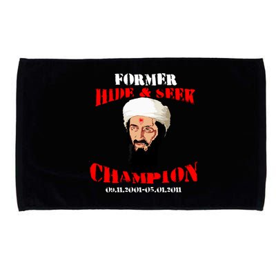 Former Hide and Seek Champion Osama Bin Laden Microfiber Hand Towel
