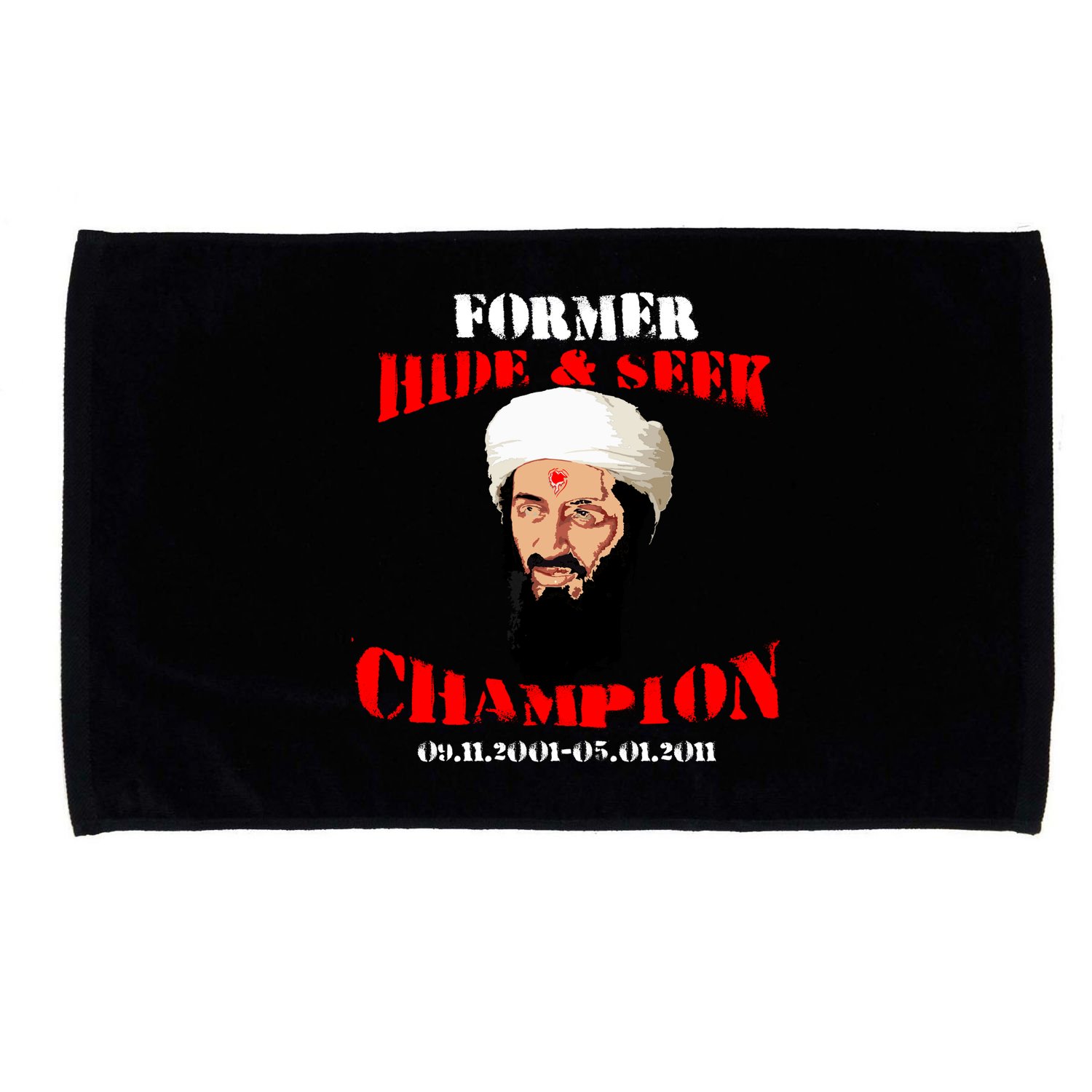 Former Hide and Seek Champion Osama Bin Laden Microfiber Hand Towel