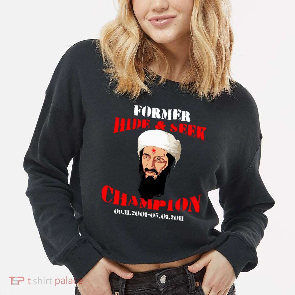 Former Hide and Seek Champion Osama Bin Laden Cropped Pullover Crew