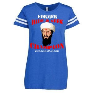 Former Hide and Seek Champion Osama Bin Laden Enza Ladies Jersey Football T-Shirt