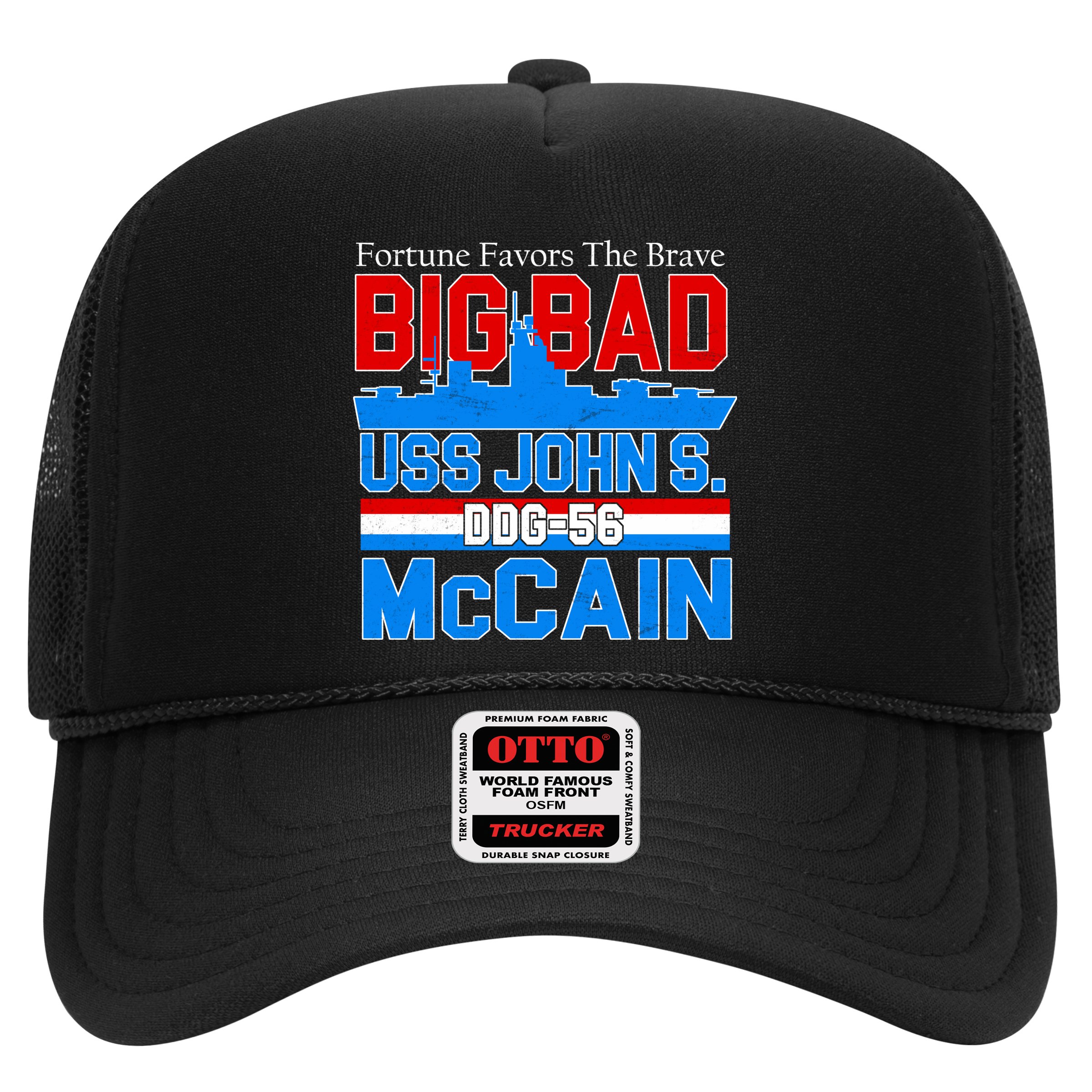 Fortune Favors The Brave DDG-56 USS John S. McCain Hat