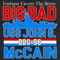 Fortune Favors The Brave DDG-56 USS John S. McCain Hat