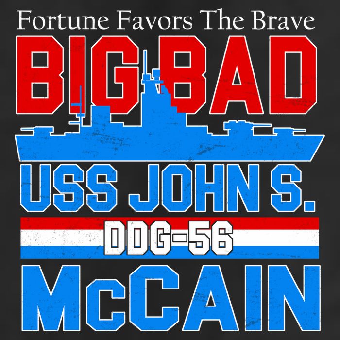 Fortune Favors The Brave DDG-56 USS John S. McCain Hat