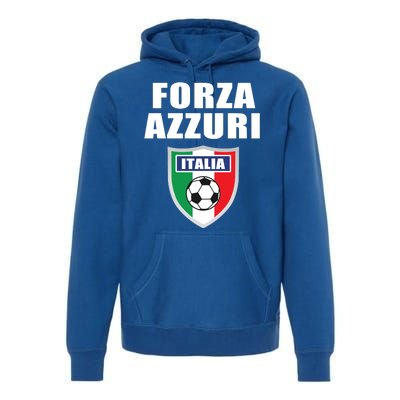 Forza Azzuri Italia Soccer Premium Hoodie