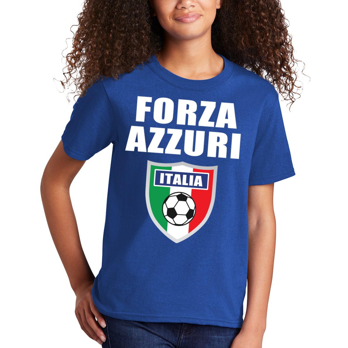 Forza Azzuri Italia Soccer Kids T-Shirt