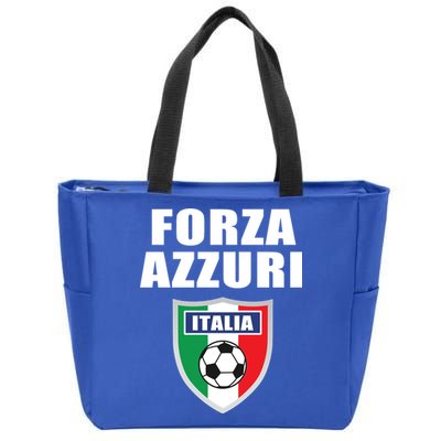 Forza Azzuri Italia Soccer Zip Tote Bag
