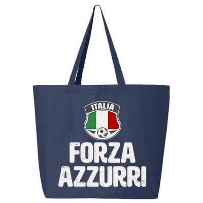 Forza Azzurri Italia Italy Football Soccer 25L Jumbo Tote