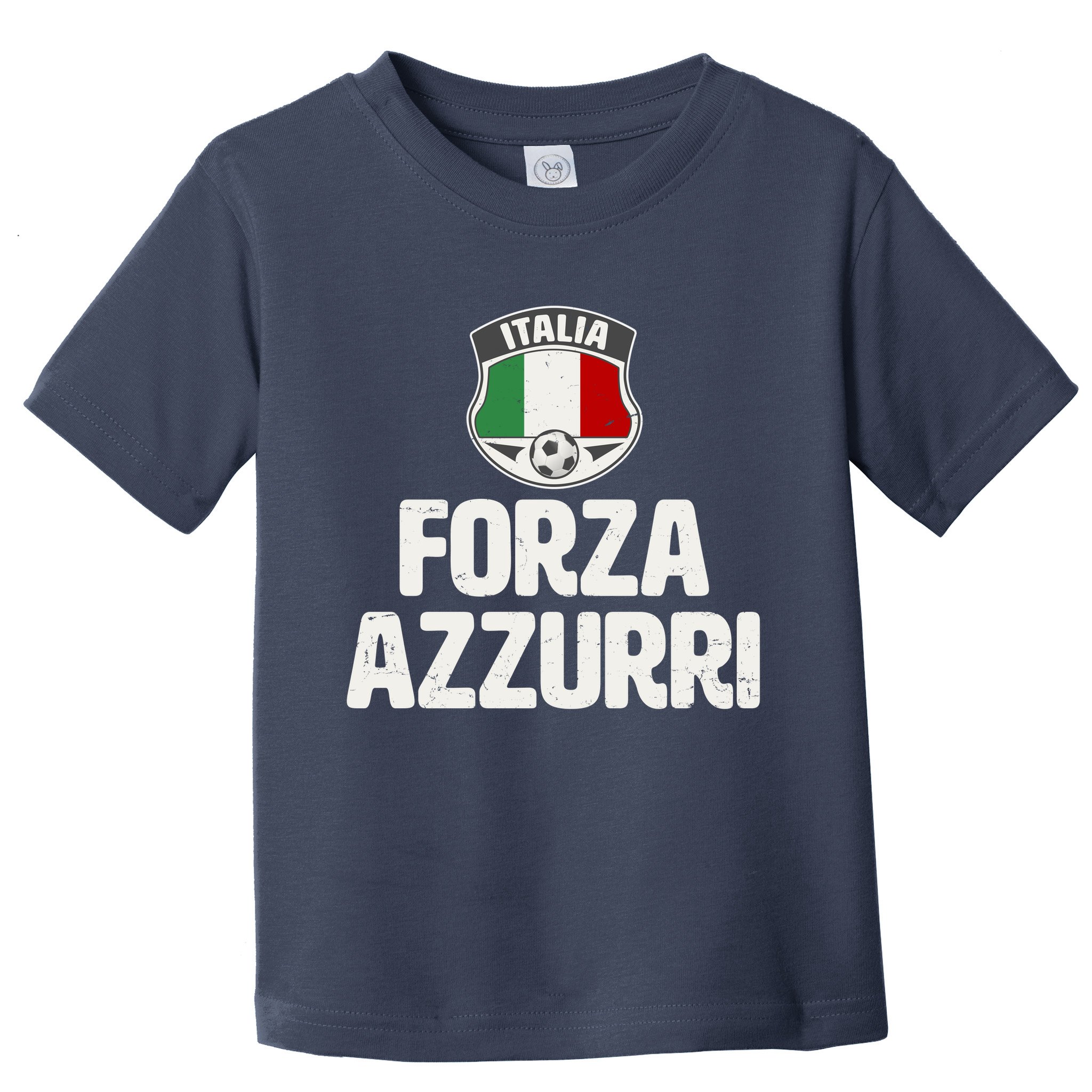 Forza Azzurri Italia Italy Football Soccer Toddler T-Shirt
