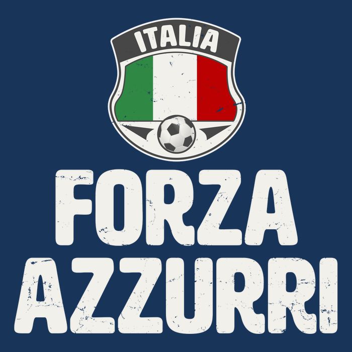 Forza Azzurri Italia Italy Football Soccer Toddler T-Shirt