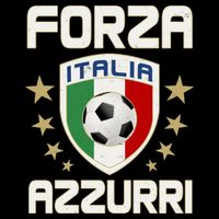 Forza Azzurri Italia Italy Shield Logo Soccer Team Impact Tech Backpack