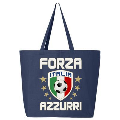 Forza Azzurri Italia Italy Shield Logo Soccer Team 25L Jumbo Tote
