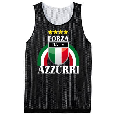 Forza Azzurri Italia Soccer Italian Team Flag 2021 Mesh Reversible Basketball Jersey Tank