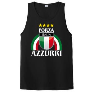 Forza Azzurri Italia Soccer Italian Team Flag 2021 PosiCharge Competitor Tank