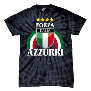 Forza Azzurri Italia Soccer Italian Team Flag 2021 Tie-Dye T-Shirt