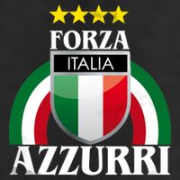 Forza Azzurri Italia Soccer Italian Team Flag 2021 Hat