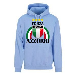 Forza Azzurri Italia Soccer Italian Team Flag 2021 Unisex Surf Hoodie