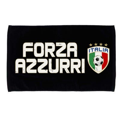 Forza Azzurri Italy Italia Soccer Team Fan Logo Microfiber Hand Towel