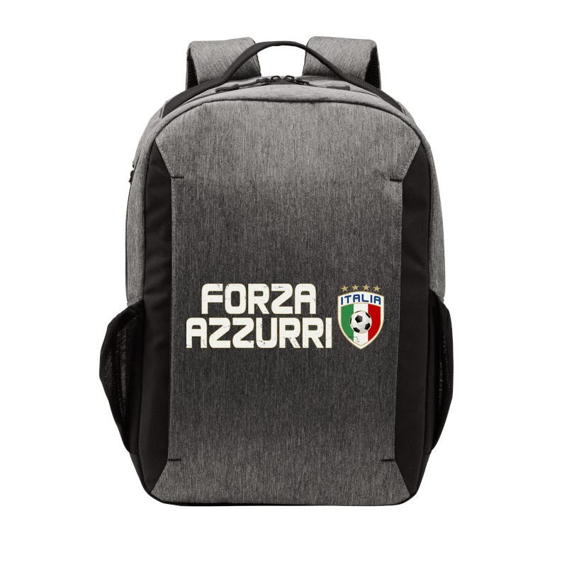 Forza Azzurri Italy Italia Soccer Team Fan Logo Vector Backpack