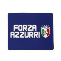 Forza Azzurri Italy Italia Soccer Team Fan Logo Mousepad