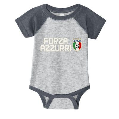 Forza Azzurri Italy Italia Soccer Team Fan Logo Infant Baby Jersey Bodysuit