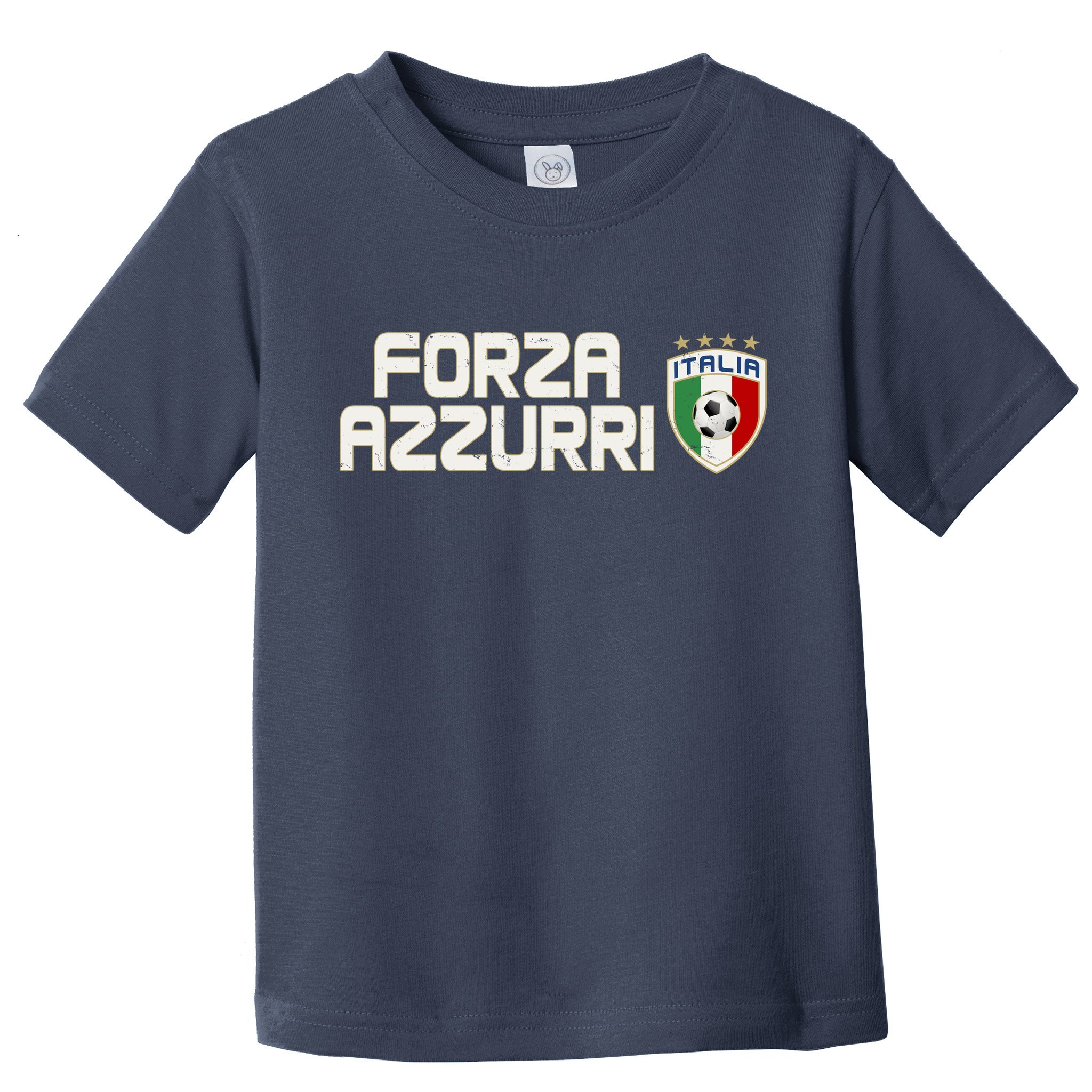 Forza Azzurri Italy Italia Soccer Team Fan Logo Toddler T-Shirt