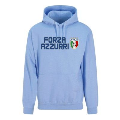 Forza Azzurri Italy Italia Soccer Team Fan Logo Unisex Surf Hoodie