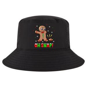 Funny Oh Snap Gingerbread Man Christmas Cookie Xmas Cool Comfort Performance Bucket Hat