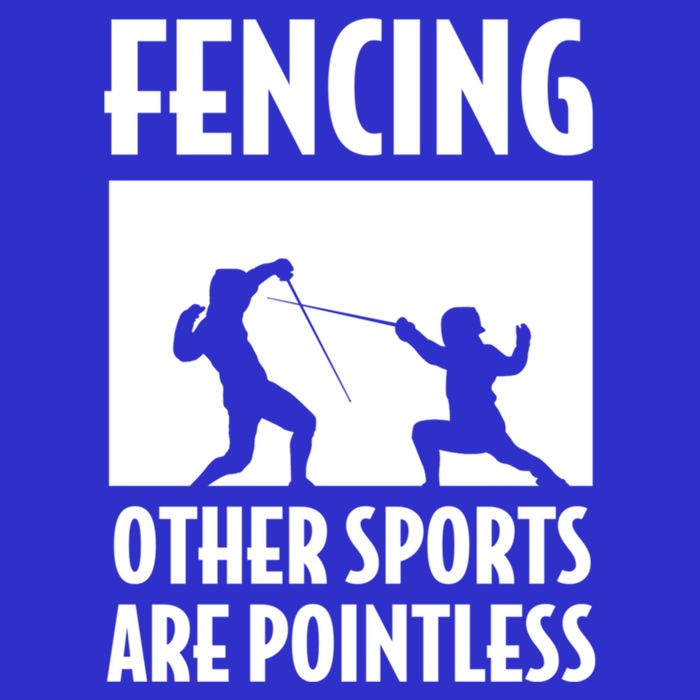 Fencing Other Sports Are Pointless Fencing Cool Gift 16 in Basic Backpack