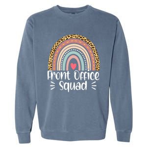 Front Office Squad Administrative Assistant School Secretary Garment-Dyed Sweatshirt