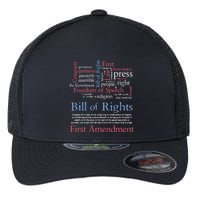 Freedom Of Speech American Bill Of Rights 1st Amendment Flexfit Unipanel Trucker Cap